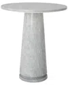 Safavieh Couture Valentia Tall Marble Accent Table In Gray