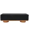 Safavieh Couture Vianna Boucle Bench In Black