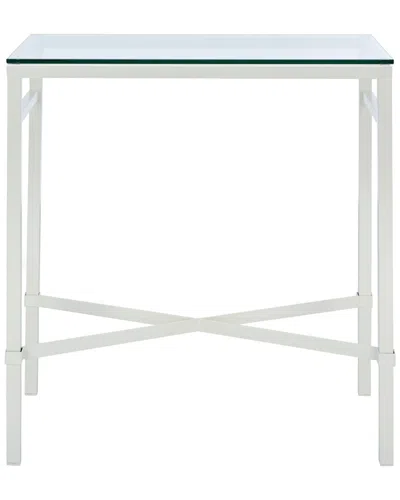 Safavieh Couture Viggo Chairside Table In White