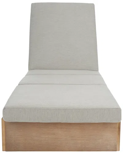 Safavieh Couture Vincent Wood Chaise Lounge Chair In Brown