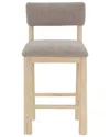 Safavieh Couture Wrenley Boucle Counter Stool In Brown
