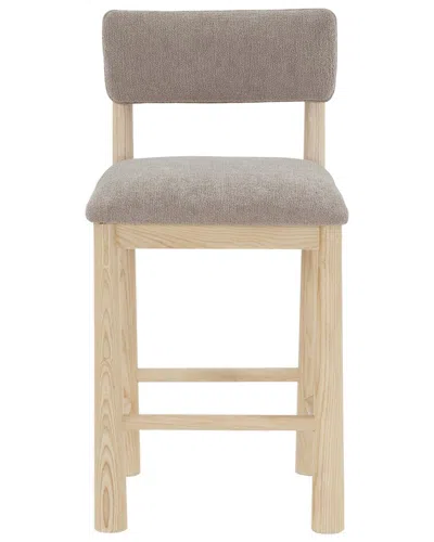 Safavieh Couture Wrenley Boucle Counter Stool In Brown