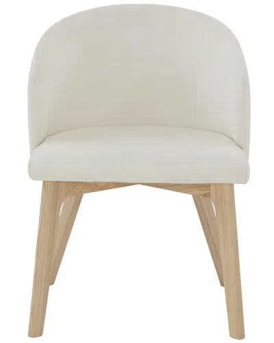 Safavieh Couture Wynonna Linen Dining Chair In White