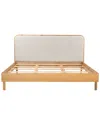 Safavieh Couture Yohan Wood Frame Bed In Brown