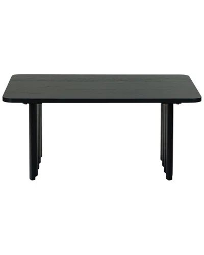 Safavieh Couture Yurina Rectangle Wood Coffee Table In Black