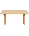 Safavieh Couture Yurina Rectangle Wood Coffee Table In Brown