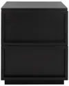 Safavieh Couture Zeus 2-drawer Nightstand In Black
