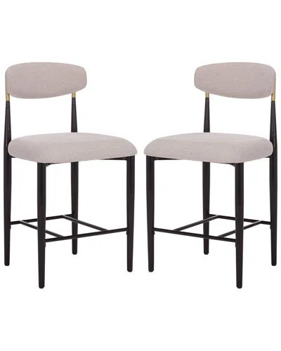 Safavieh Covelle Counter Stool In White