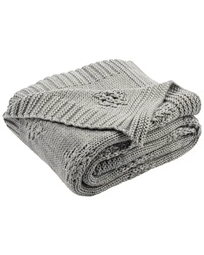 Safavieh Cozy Knit Throw In Gray