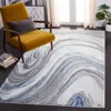 Safavieh Craft Machine Made Area Rug, Blue / Grey Contemporary Style Easy Care In Gray