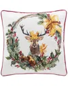 Safavieh Cranberry Pillow In White