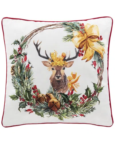 Safavieh Cranberry Pillow In White