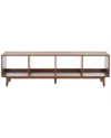 Safavieh Cricket 4 Open Shelf Media Stand In Brown