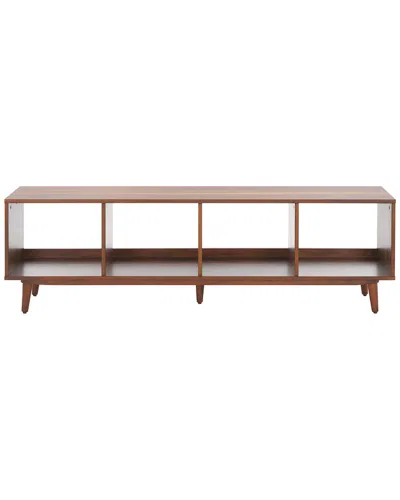 Safavieh Cricket 4 Open Shelf Media Stand In Brown