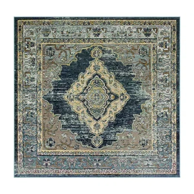 Safavieh Crystal Collection Dedan Oriental Square Area Rug In Multi