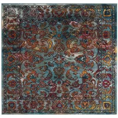 Safavieh Crystal Collection Shirley Oriental Square Area Rug In Multi