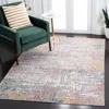 Safavieh Crystal Machine Made Area Rug, Beige / Rust Contemporary Style Easy Care In Multi