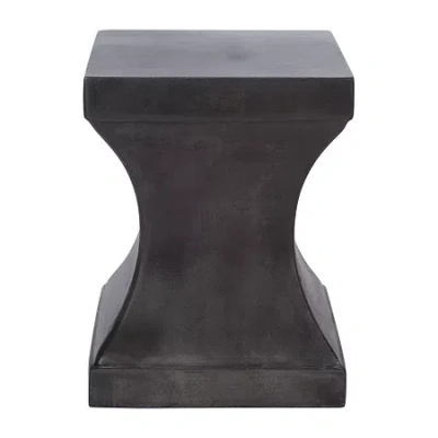 Safavieh Curby Collection Concrete Side Table In Black