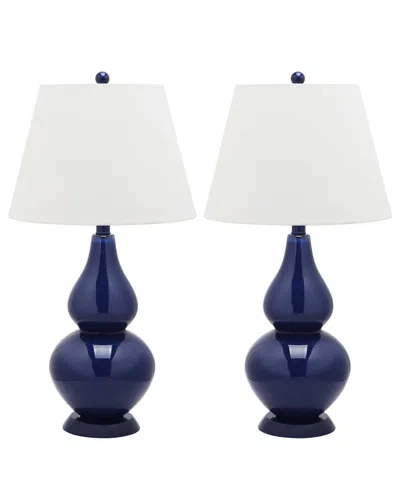 Safavieh Cybil 26in Double Gourd Lamp In Multi