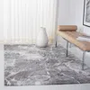 Safavieh Cyrus Shag Machine Made Area Rug, Grey / Beige Contemporary Style Easy Care In Gray