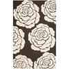 Safavieh Dacre Floral Wool Indoor Rectangular Area Rug In Brown
