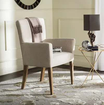 Safavieh Dale Arm Chair In Neutral