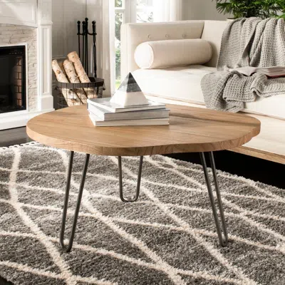 Safavieh Dale Free Edge Coffee Table In Neutral