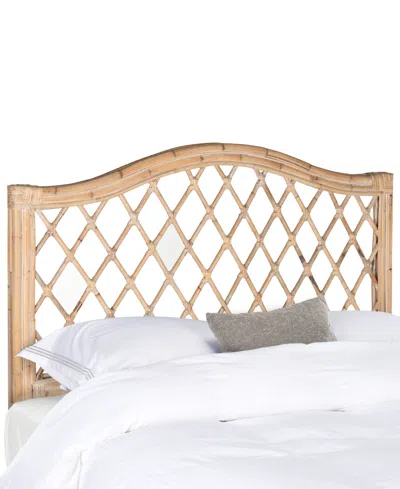 Safavieh Dallyn Queen Wicker Headboard In White