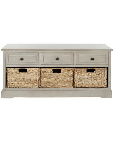 SAFAVIEH SAFAVIEH DAMIEN 3-DRAWER STORAGE BENCH