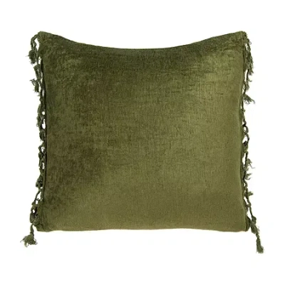 Safavieh Dandria Square Throw Pillow In Green