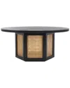Safavieh Danez Cane Coffee Table In Black