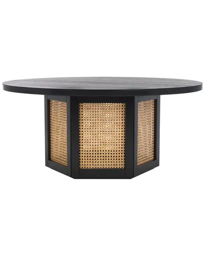 Safavieh Danez Cane Coffee Table In Black