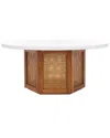 Safavieh Danez Cane Coffee Table In White