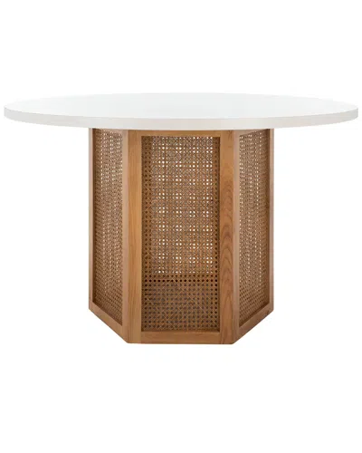 SAFAVIEH SAFAVIEH DANEZ CANE DINING TABLE