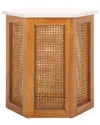 Safavieh Danez Hexagon Cane Accent Table