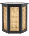 Safavieh Danez Hexagon Cane Accent Table