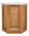 Safavieh Danez Hexagon Cane Accent Table