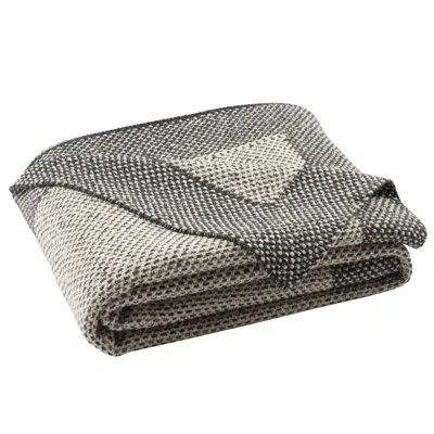 Safavieh Dania Cotton Throw In Silver;natural;dark Gray