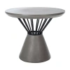 Safavieh Darien Weather Resistant Cement Side Table In Gray