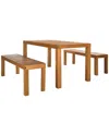 Safavieh Dario Outdoor 3pc Dining Set