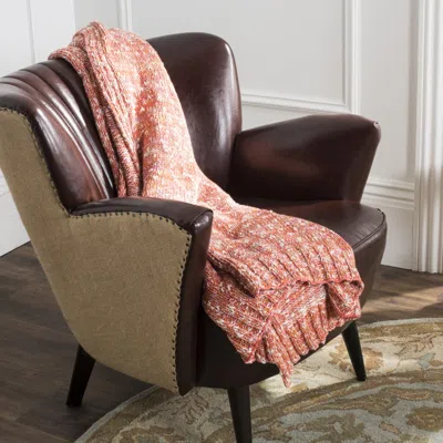Safavieh Darling Knit Throw In Pink