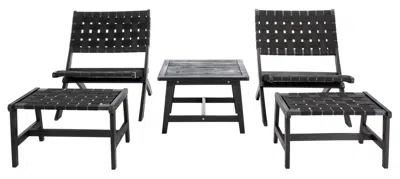 Safavieh Darryl Living Set In Black