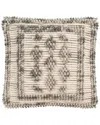 Safavieh Darvey Wool-blend Pillow In Grey