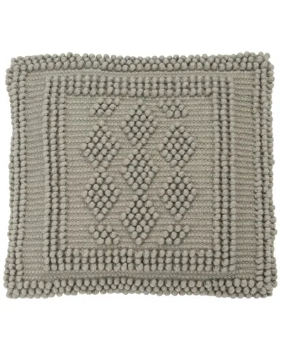 Safavieh Darvey Wool-blend Pillow In Gray