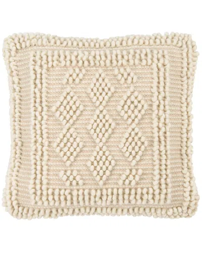 Safavieh Darvey Wool-blend Pillow In Neutral