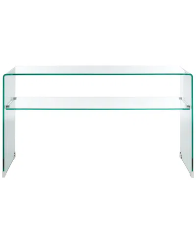 Safavieh Dash Glass Console Table In Transparent