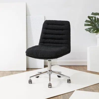 Safavieh Decolin Swivel Desk Chair In Black