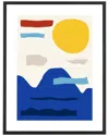 Safavieh Decorative Framed Wall Art In Blue