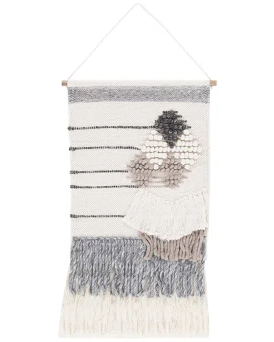 Safavieh Decorative Wool Wall Hanging In Ivory
