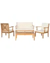 Safavieh Del Mar 4 Pc Outdoor Set
